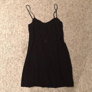 Mini dress with triangle cutouts, size 8, fits small